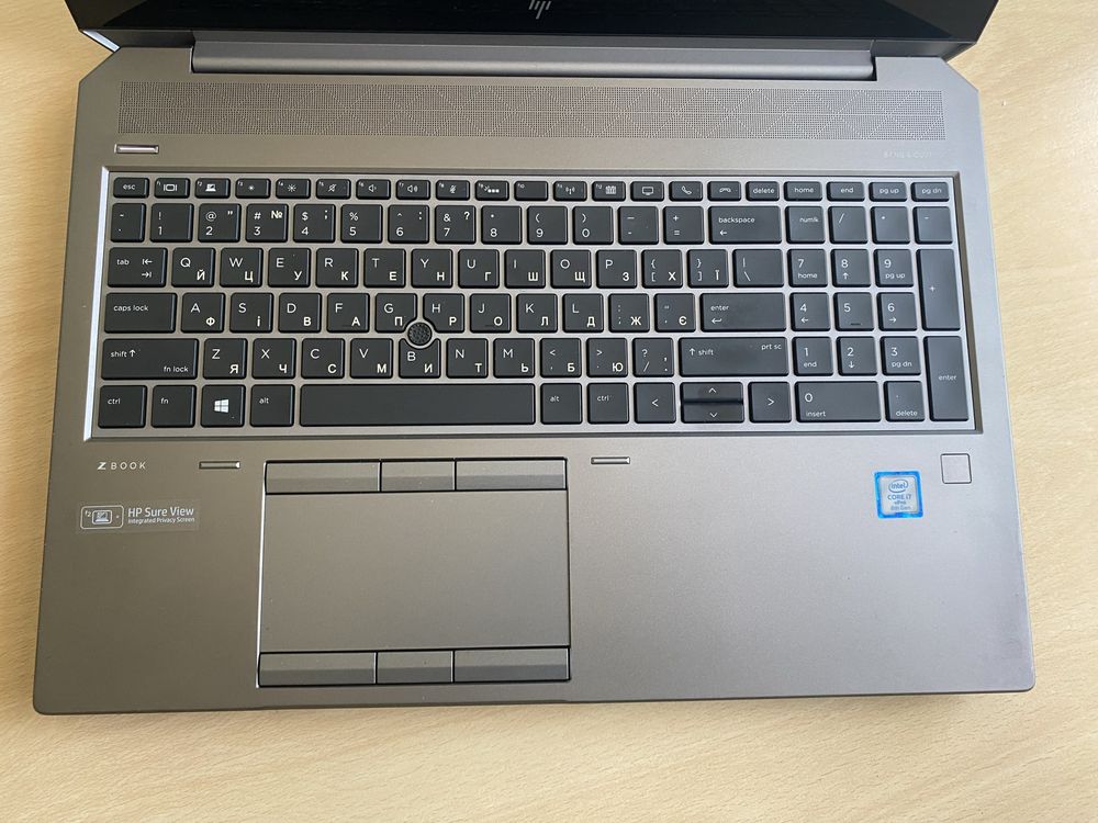 Графіка HP Zbook 15 G5 15,6FHD•i7-8850H•16•512SSD NVIDIA P1000 4Gb