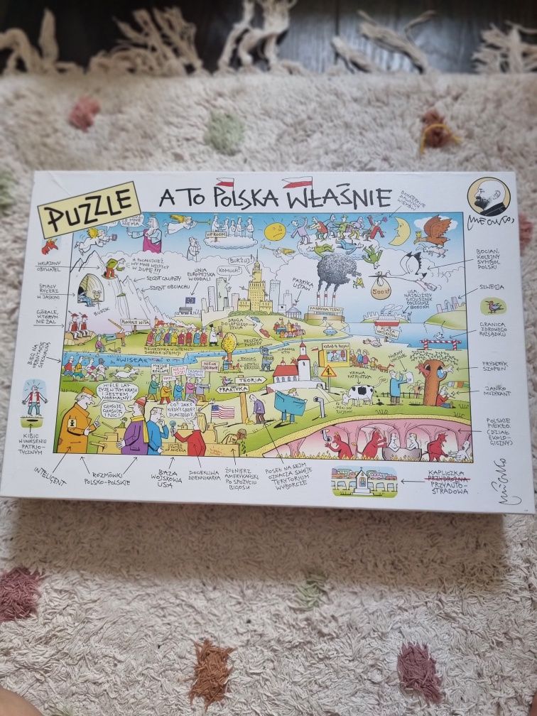 Puzzle 1000 elementów, A to Polska właśnie Andrzej Mleczko