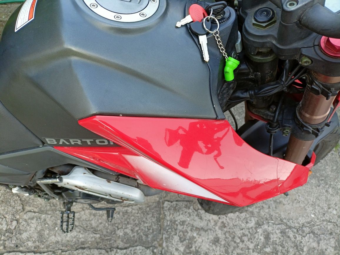 Barton hyper, duże 125 na kat. B, Zipp vz 5, benyco Tekken. 2018 rok