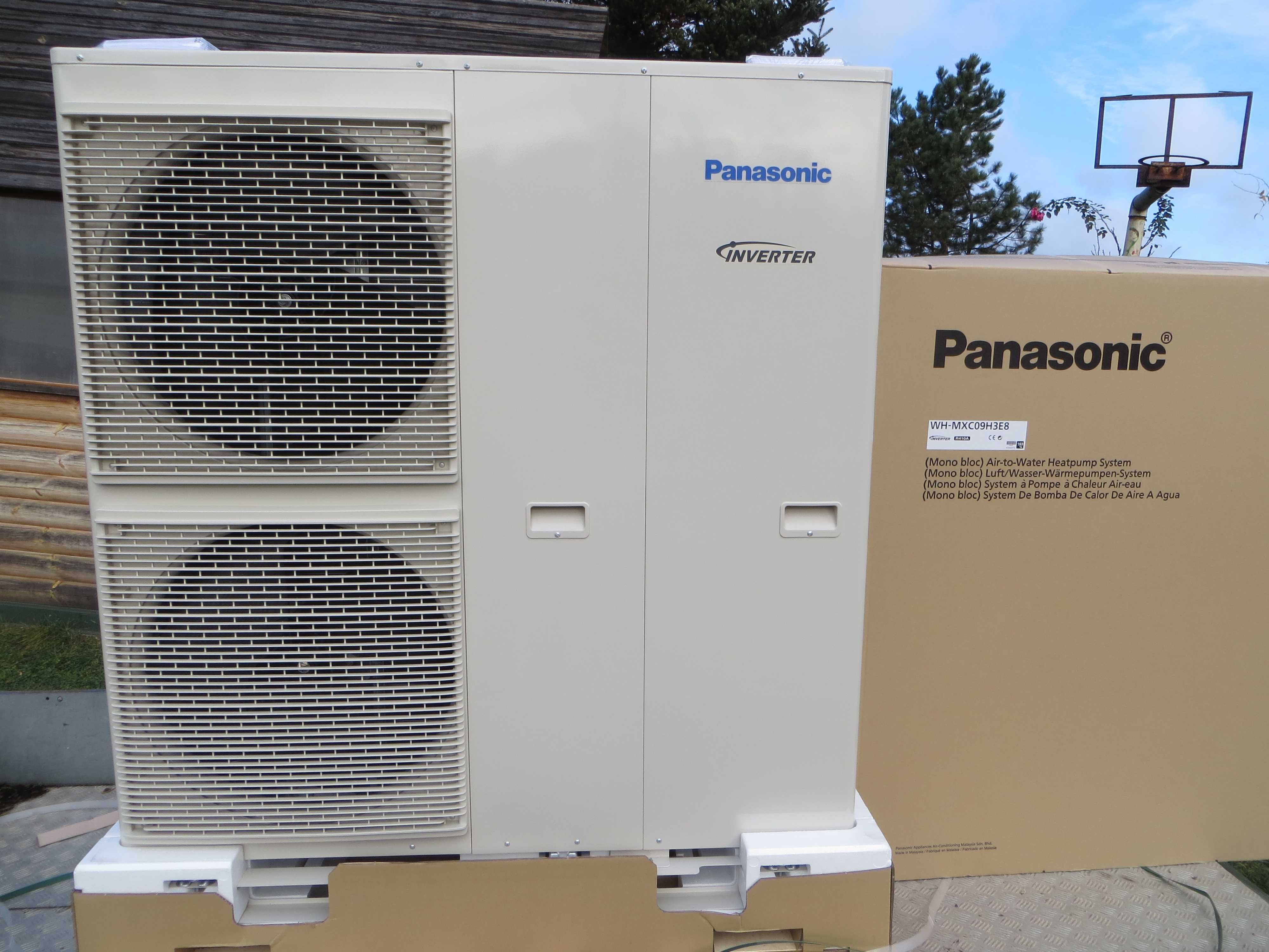 Pompa ciepła PANASONIC 9 kW T-CAP monoblok seria J R32 od ręki!!