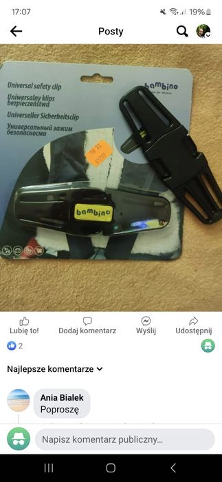 Oddan za coś dla dzieci pasa do foteliki