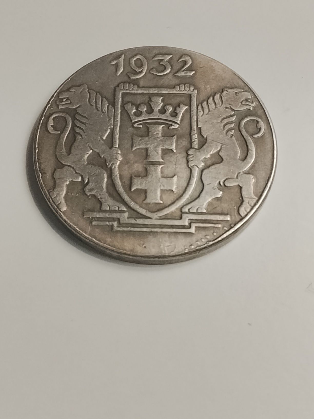 5 guldenów 1932 rok. Wolne Miasto Gdańsk kopia.