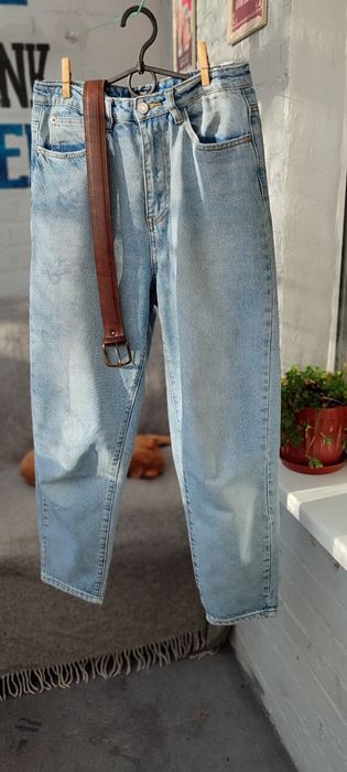 Джинси мом жіночі завищена талія