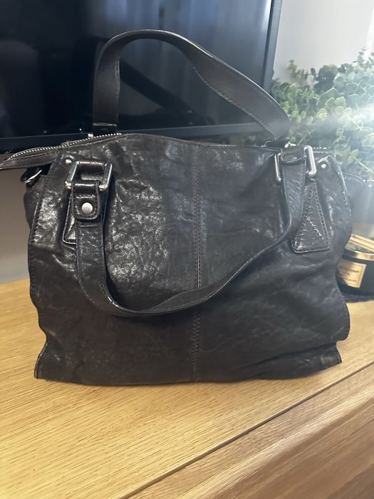 Max mara велика шкіряна сумка