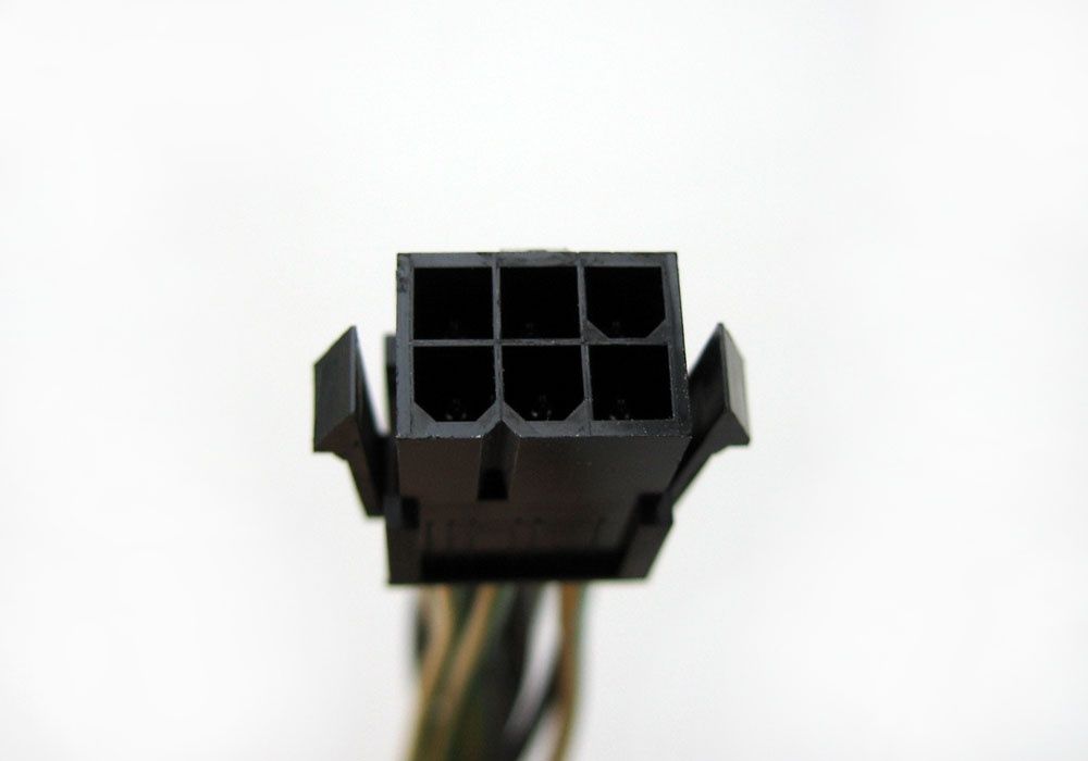6 на 8 пин (6+2) Переходник PCI-E кабель для питания видеокарты