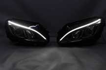 Lampy reflektory przód MERCEDES W205 r.14-18 H7 DRL LED Tuning NOWE!