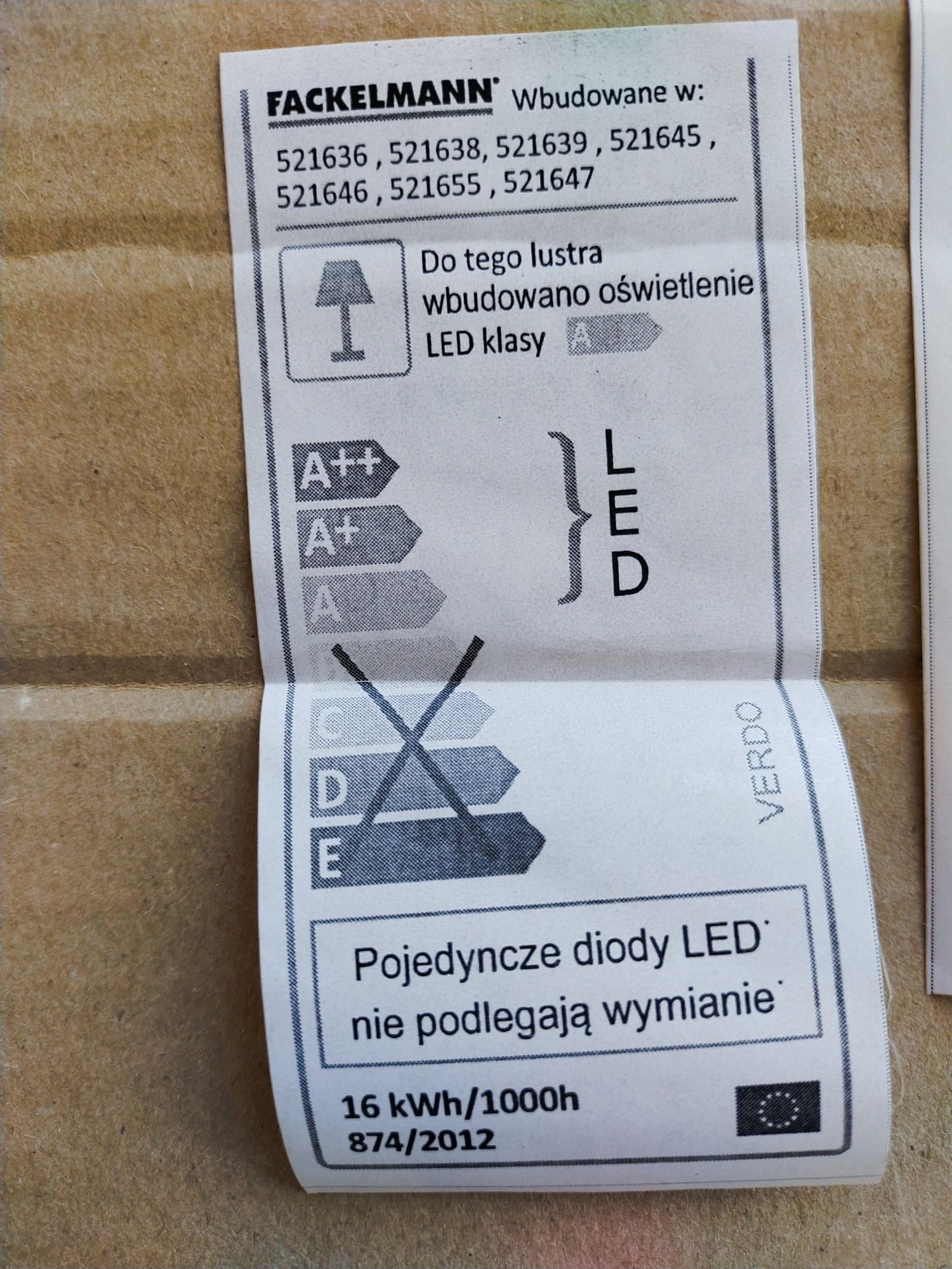 Lustro łazienkowe LED - FACKELMANN VERDO (Linear)