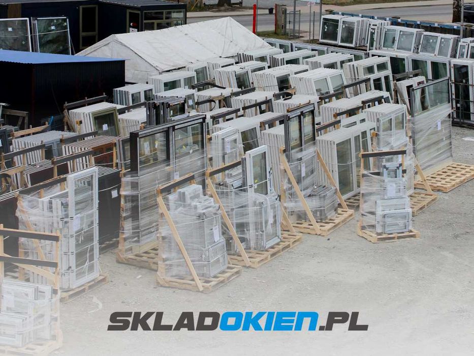 Okno 860x830 / 86X83  FIX Antracyt - Tanio / SKLADOKIEN.PL