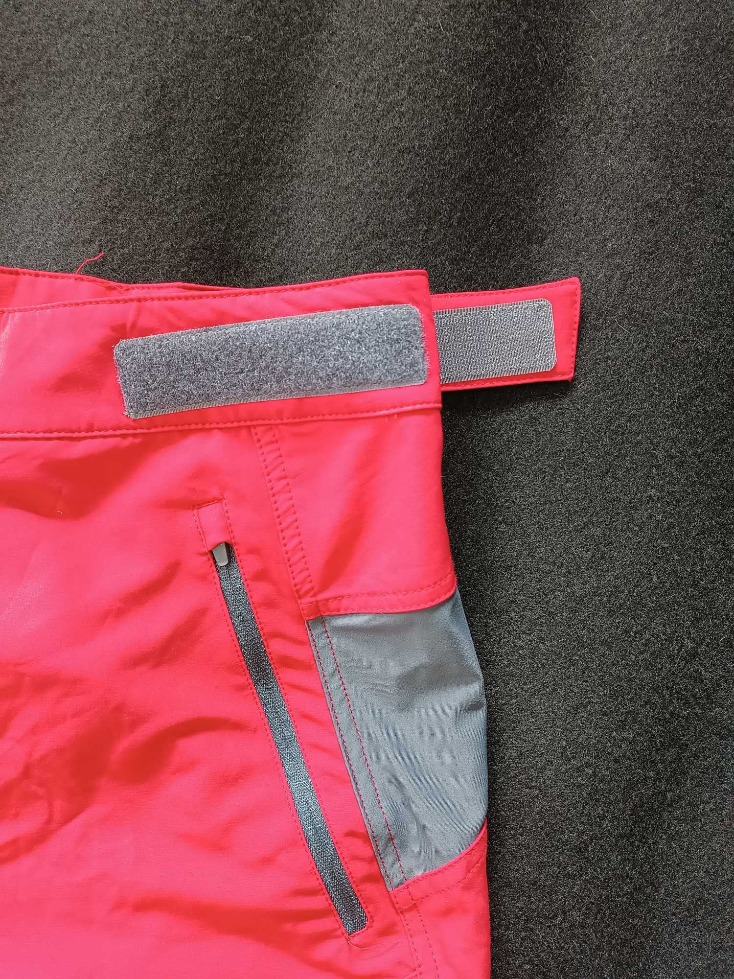 Spodenki rowerowe / trekingowe HiMountain regulowane Czerwone XXL Nowe