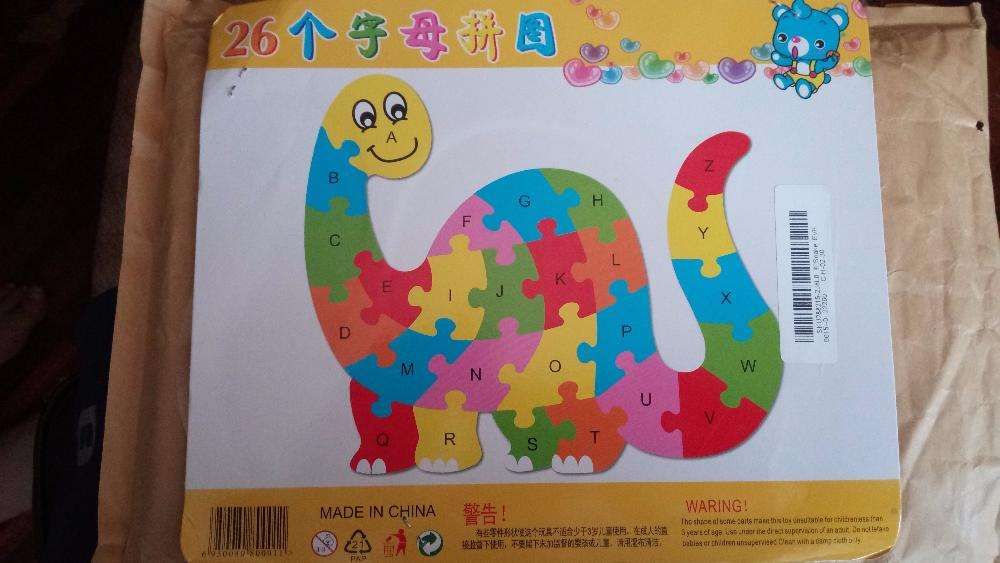 Puzzle didáctico para crianças