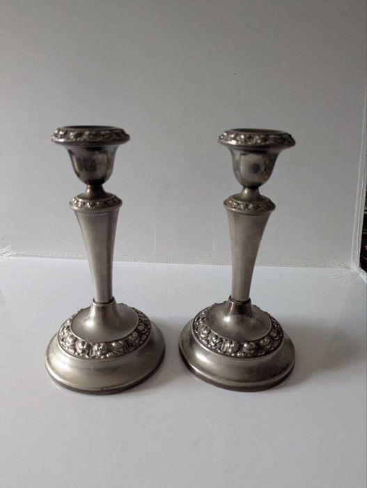 Пара вінтажних посріблених підсвічників  IANTHE  Англія 18 см