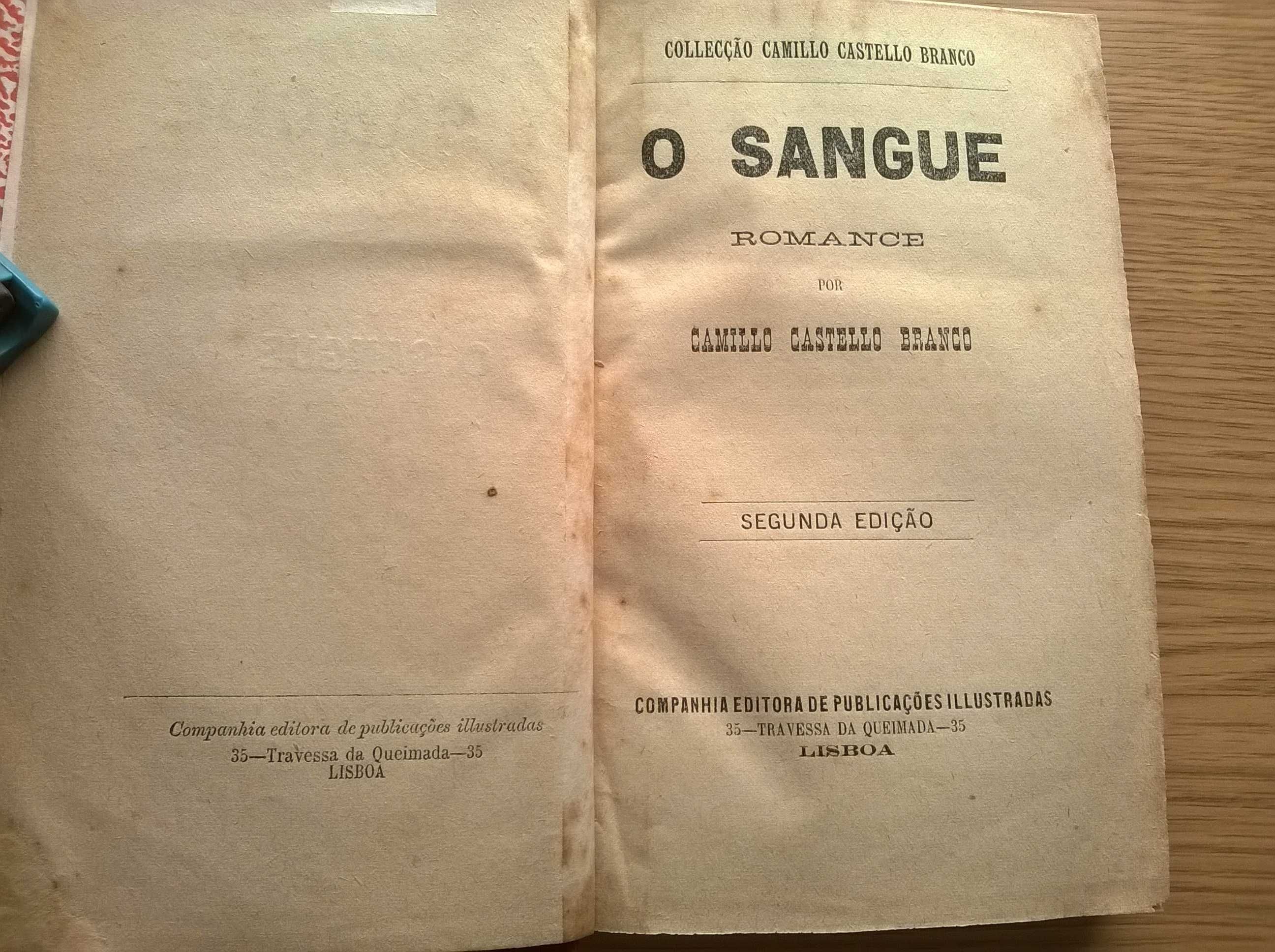 "O Sangue" - Camillo Castelo Branco (portes grátis)