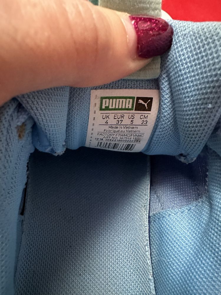 Кроссовки Puma голубые