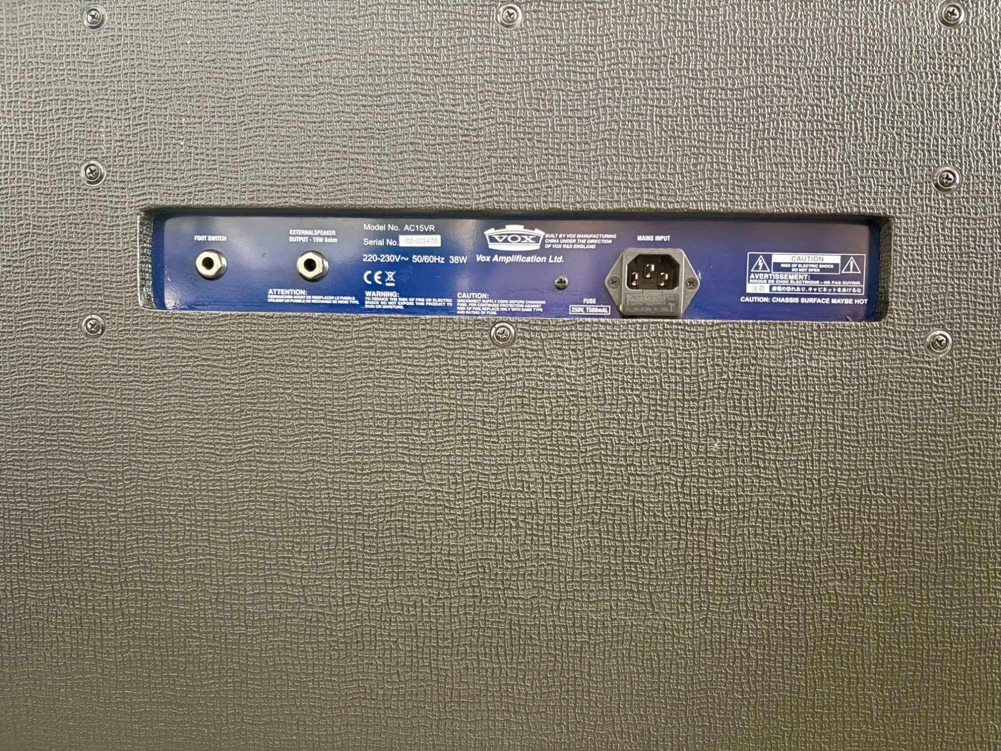 VOX AC 15 VR - Wzmacniacz