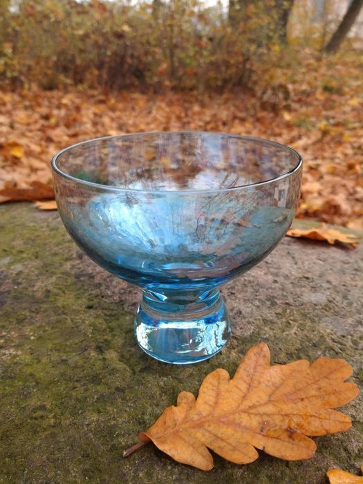 Pucharek Johansfors Sweden - szklo vintage,Skandynawia