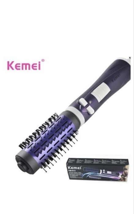 Фен-щетка для укладки Kemei