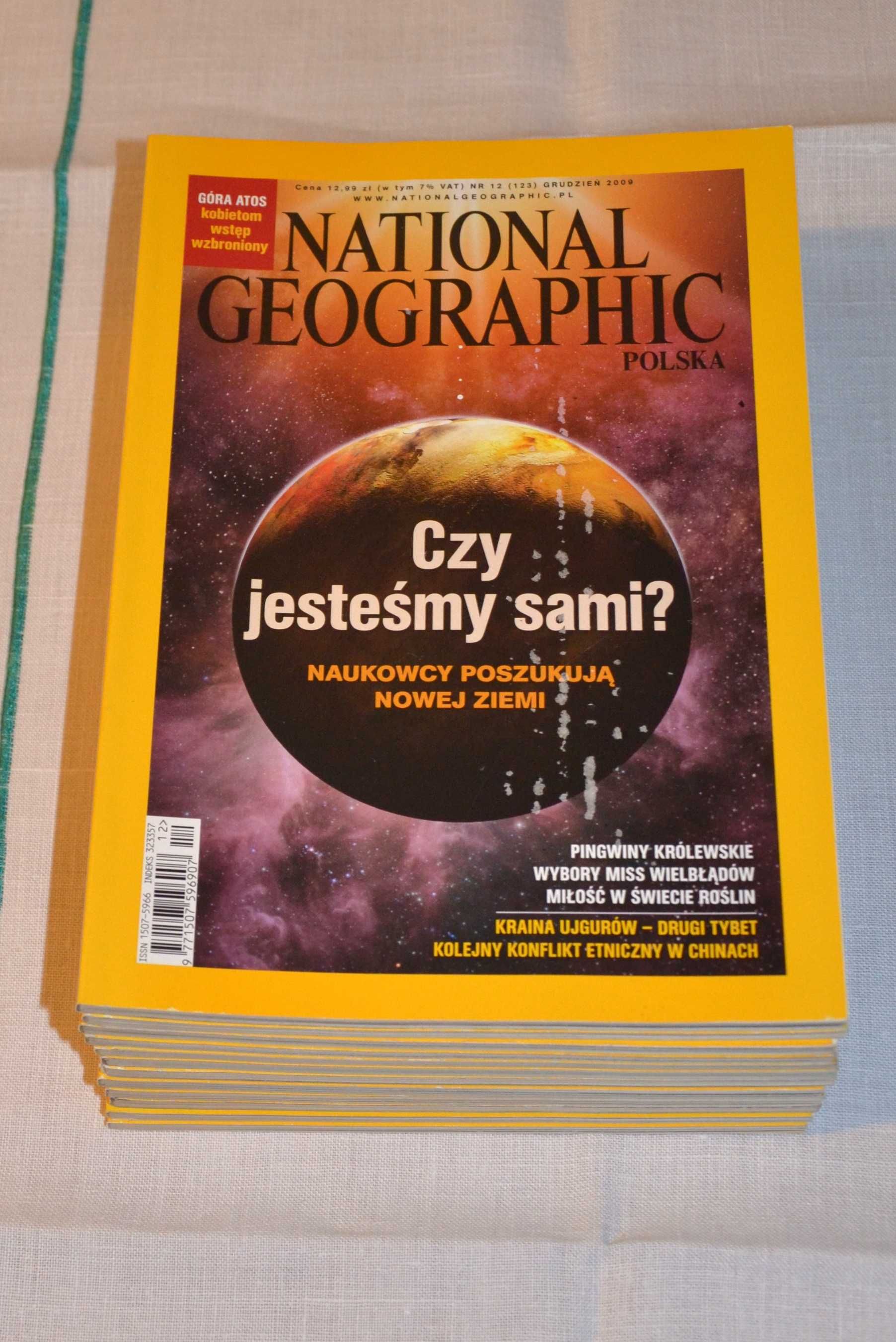 National Geographic - Rocznik 2009. Komplet - 12 numerów.