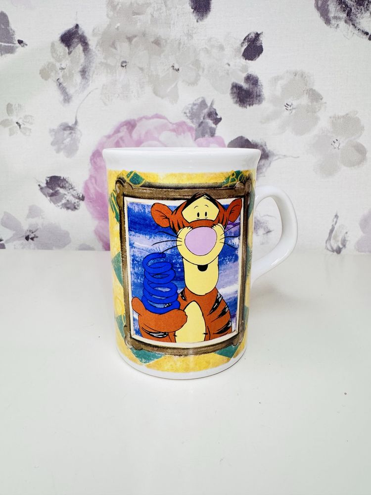Kubek Disney, Kubuś Puchatek, Tygrysek, sygnowany oryginalny kubek