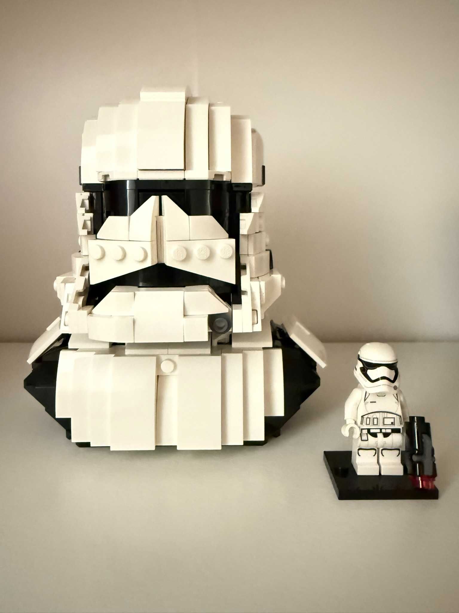 Lego First Order Stormtrooper Busto MOC