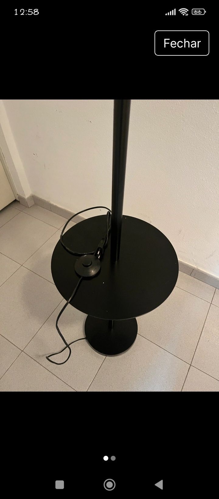 Candeeiro pé alto