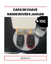 Carcaça e Capa de chave rígida Range Rover e Jaguar