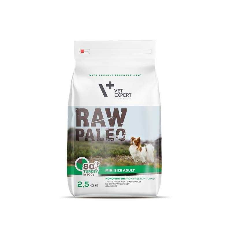 Raw Paleo Adult Mini Turkey (Indyk, rasy miniaturowe) / 2,5 kg