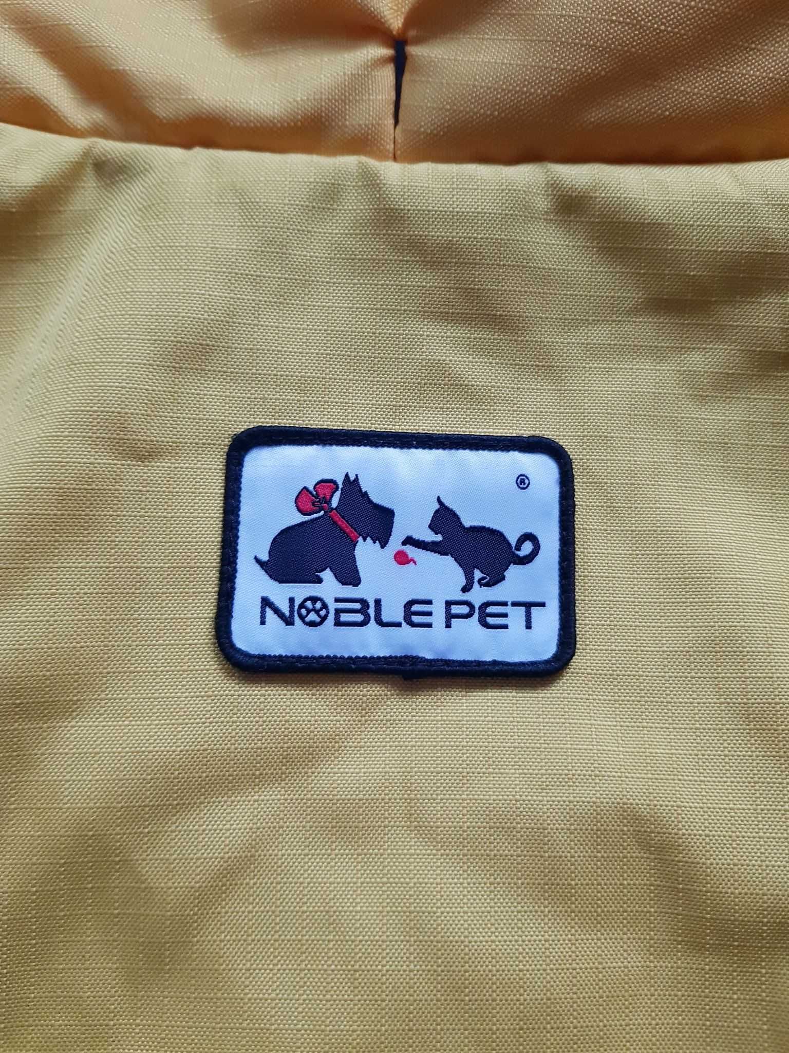 Płaszcz dla psa Noble Pet XXL żółto szara kurtka dla pieska ubranko