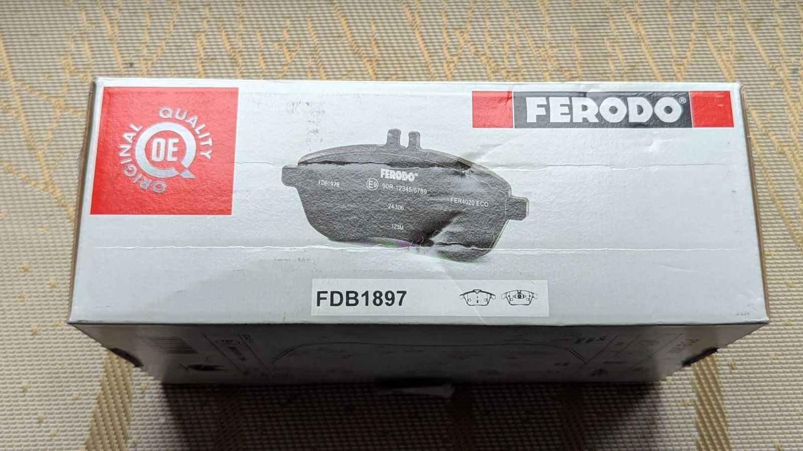 Колодки тормозные передние Ferodo FDB1897
