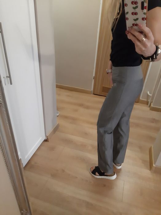 Sisley spodnie dzwony xs