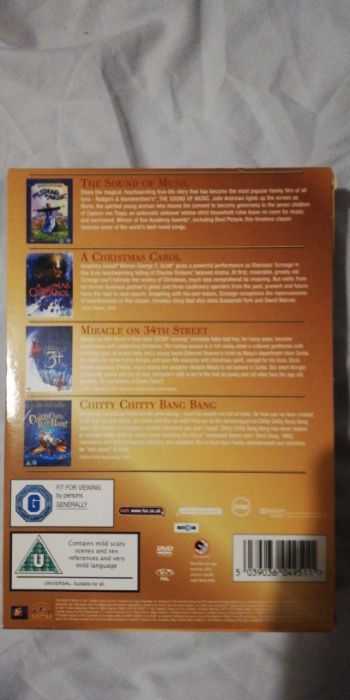 Colecção em DVD de 4 clássicos de Natal (portes grátis)