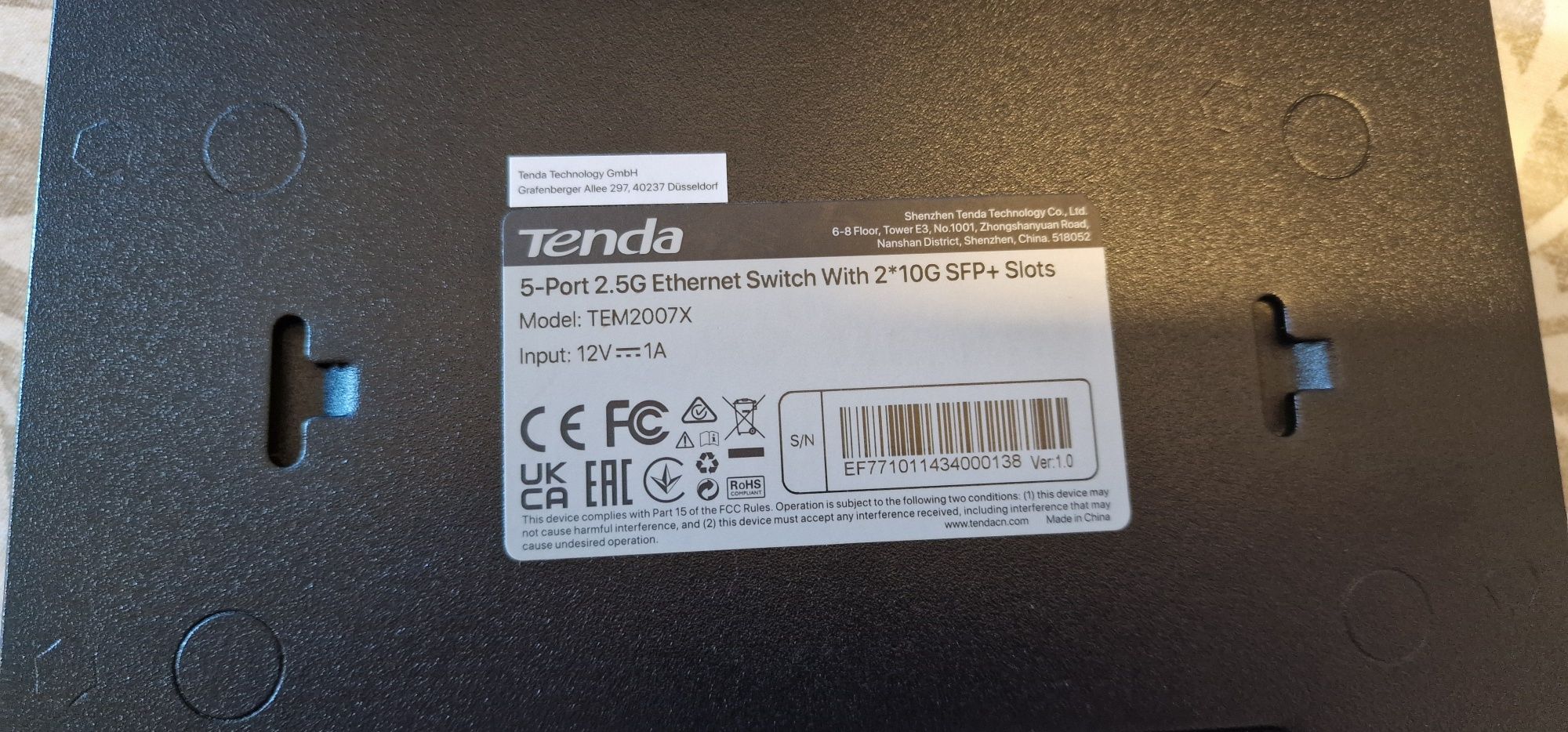 Switch Ethernet Tenda TEM2007X