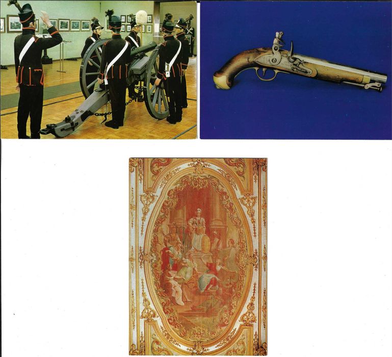 Museu Militar do Buçaco - 3 Postais não Escritos