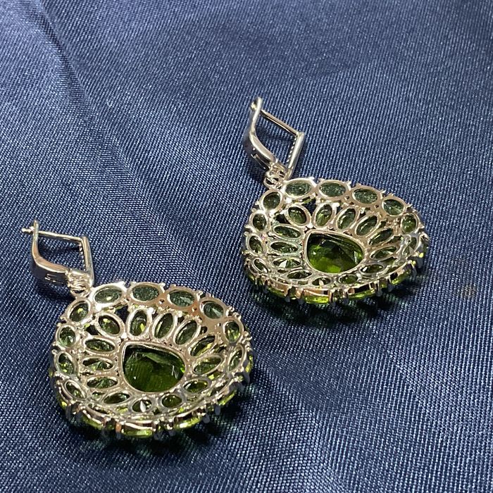 Brincos prata 925 medidas de 5 cm