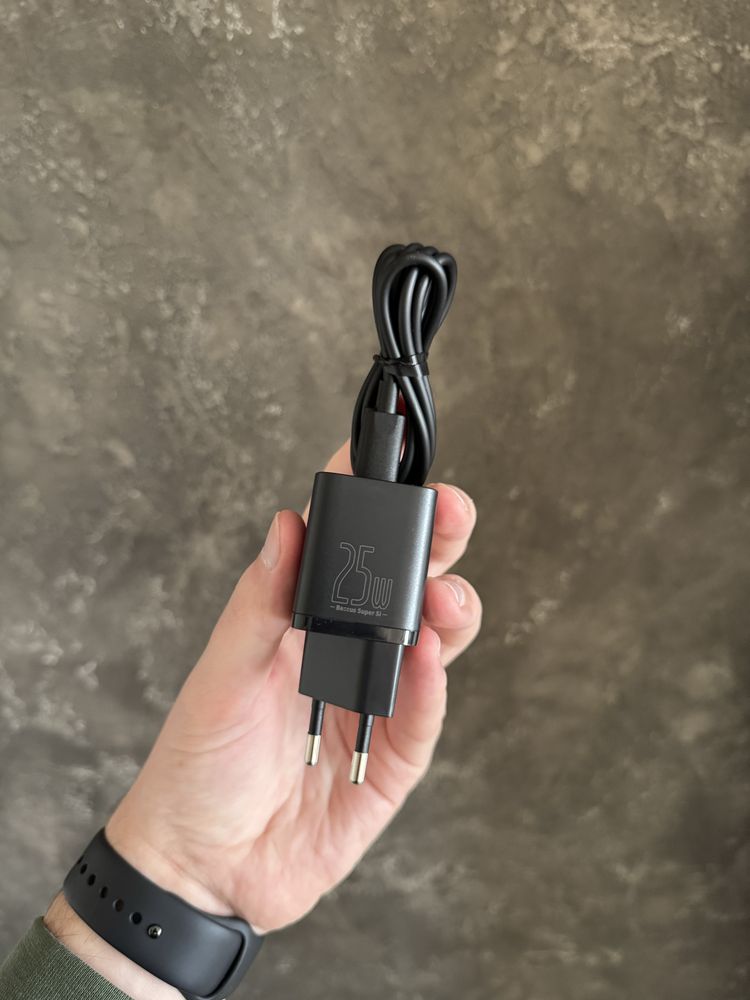 Комплект зарядки Baseus Super Silicone PD Charger 25W