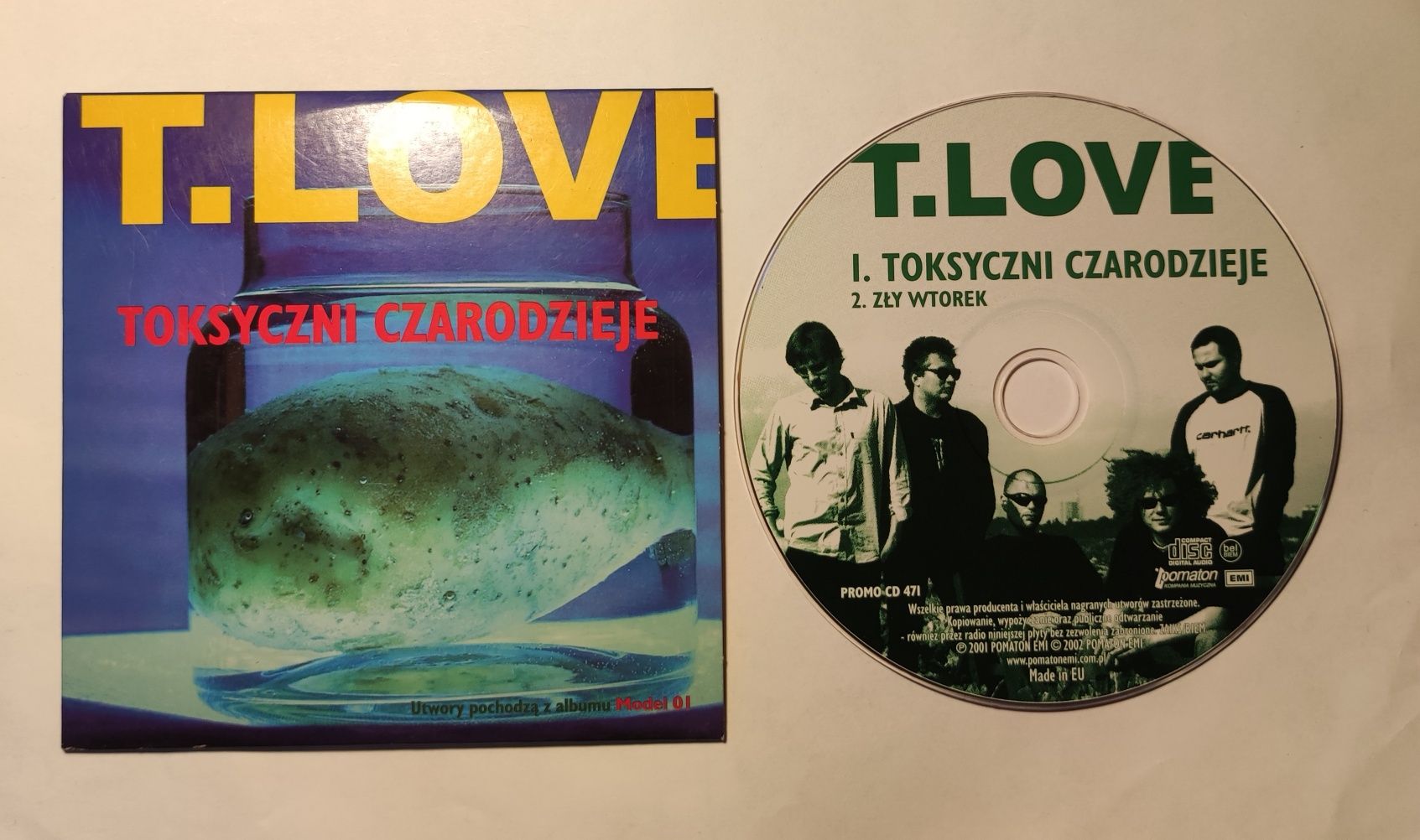 T. Love Toksyczni czarodzieje singiel CD promo Unikat