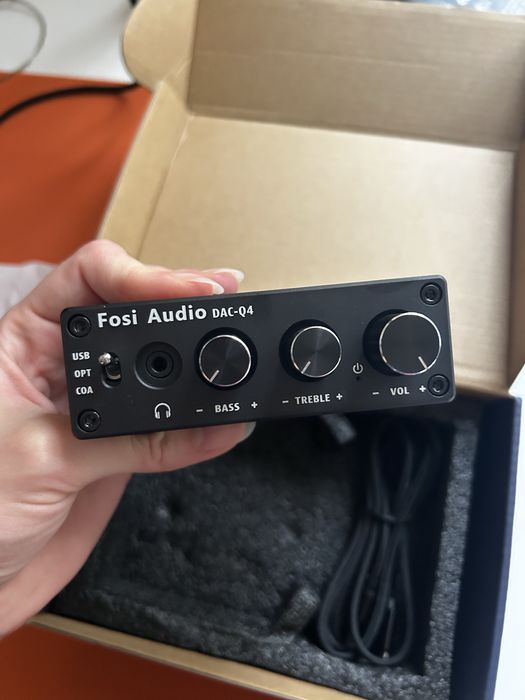 Підсилювач для навушників ЦАП Fosi Audio Q4 Mini Stereo USB
