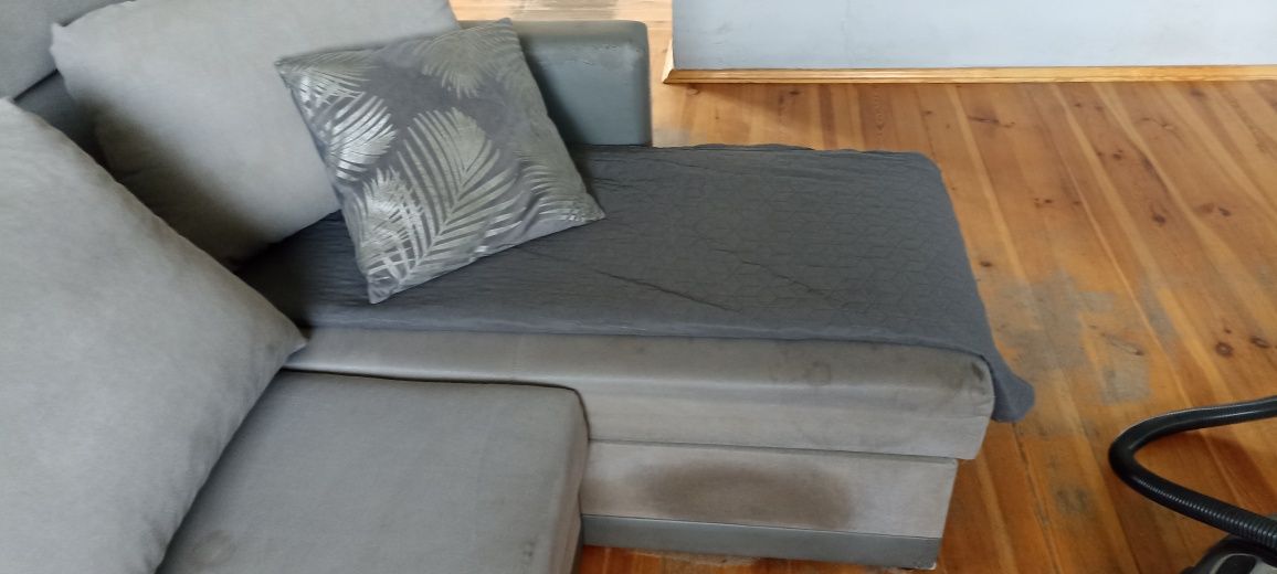 Sofa rozkladana szara
