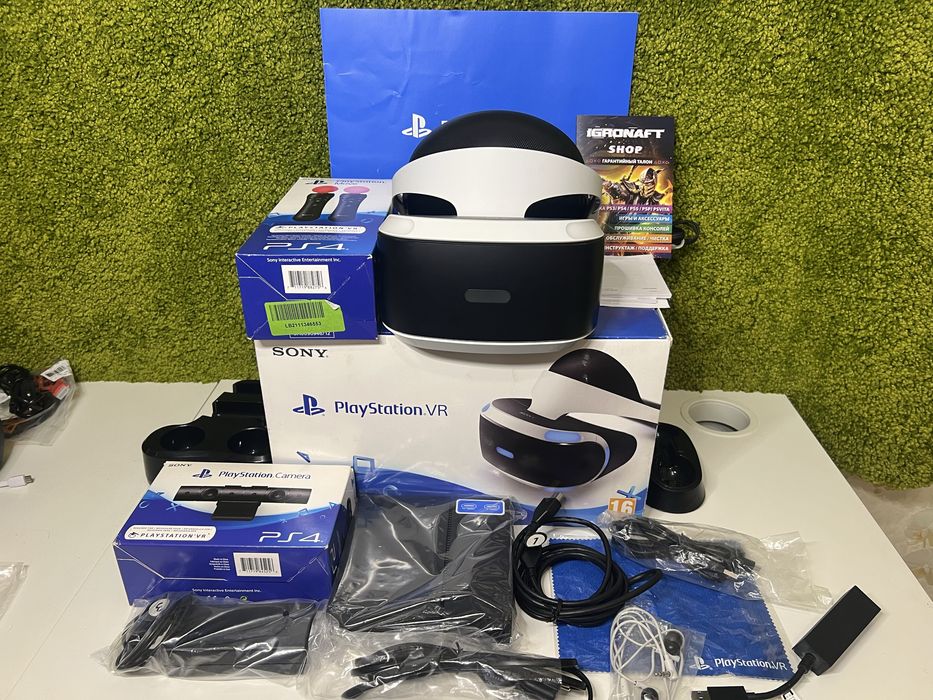 VR очки V1 от Sony для PS4 / PS 5 + Камера + Move + гарантия