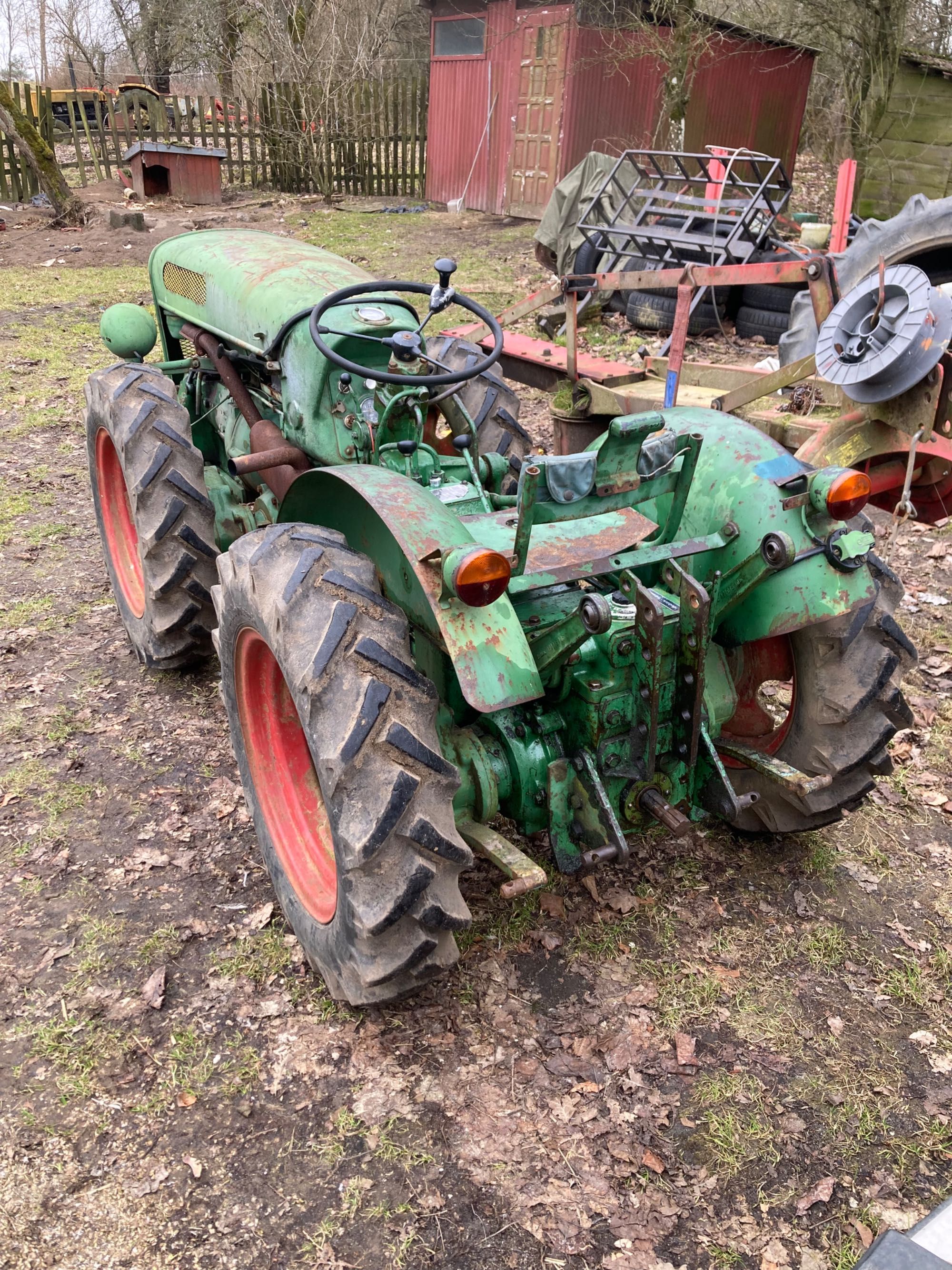 Traktor HOLDER A21s z 1963 roku z glebogryzarką! 100% oryginał .