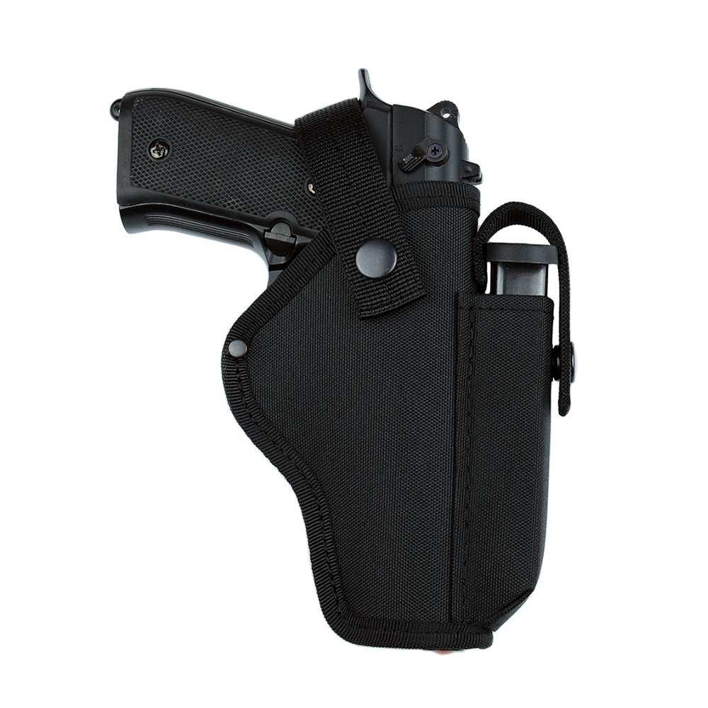 Кобура поясная S&M для Beretta 92/Glock 17/19 с чехлом под магазин