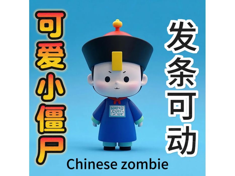 Pequeno Zumbi Articulado Super Adorável