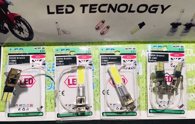 H3 LED faróis Nevoeiro