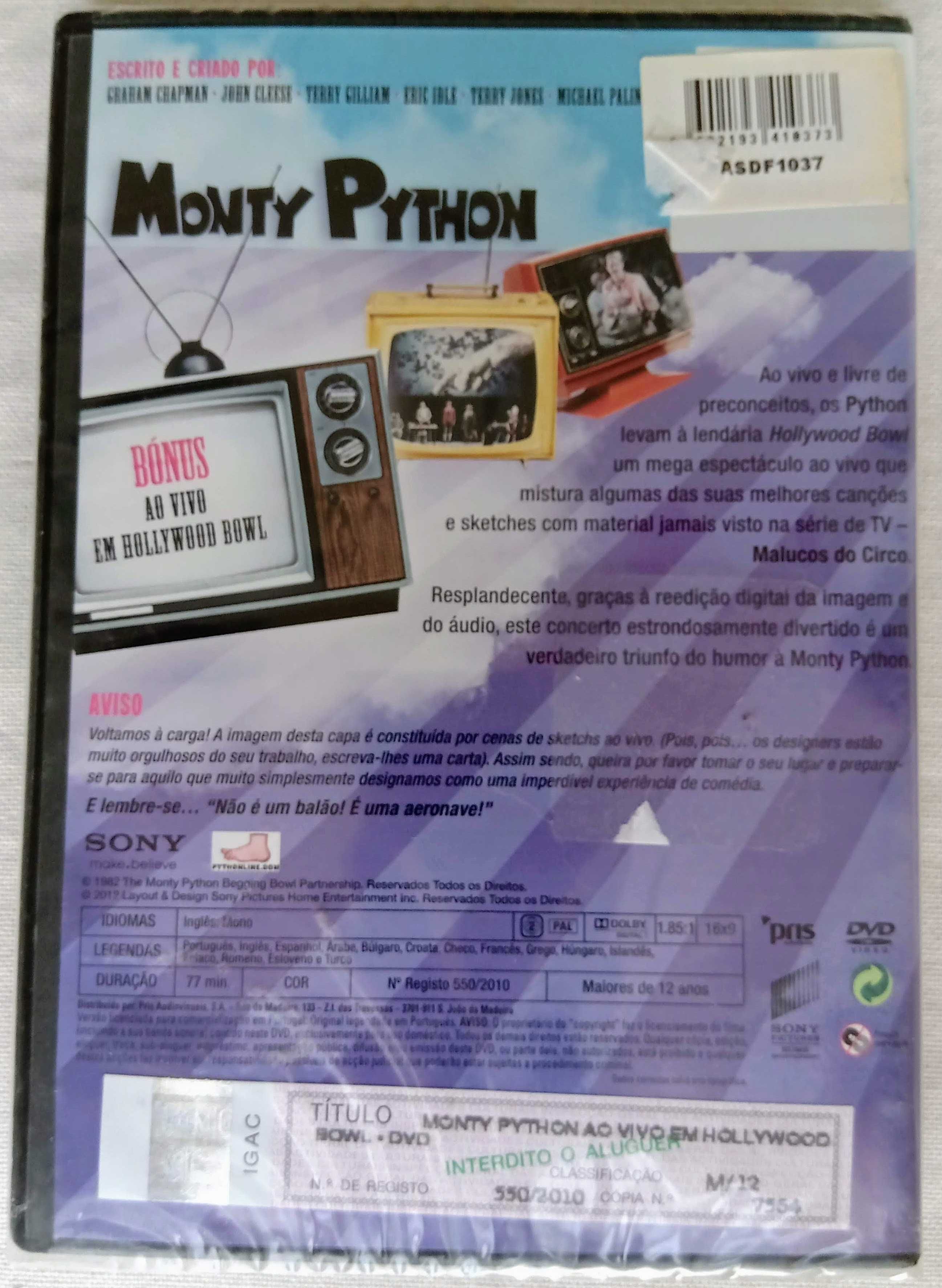 Monty Python ao Vivo em Hollywood Bowl - Bónus [Novo e Selado]