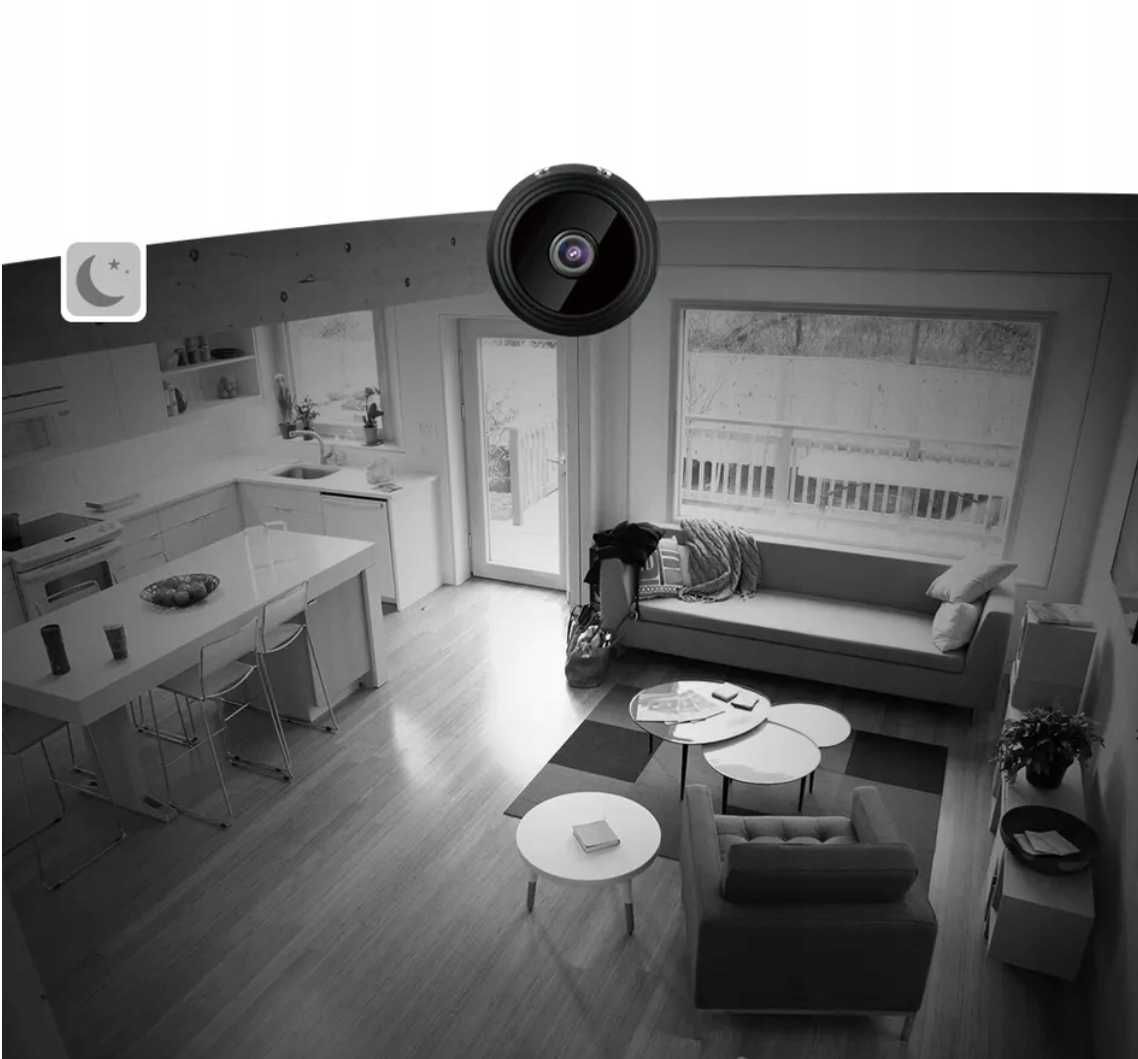 MINI KAMERA WIFI IP SMART FULL HD monitoring bezprzewodowa szpiegowska