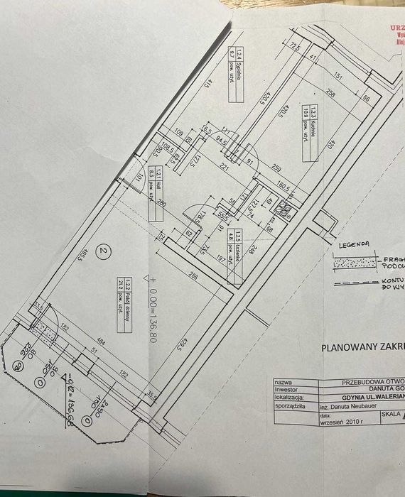 Sprzedam mieszkanie 55 m2 ul. W. Szefki Gdynia Fikakowo