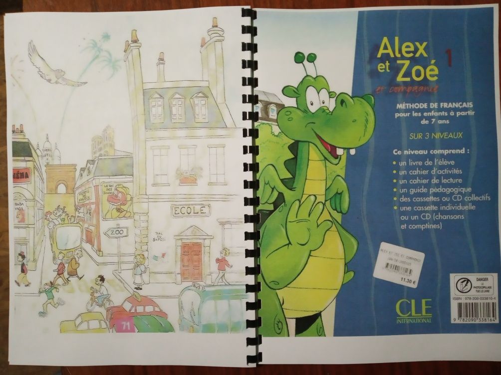 Французький язык Alex et Zoe et Compagnie Livre de L'eleve 1