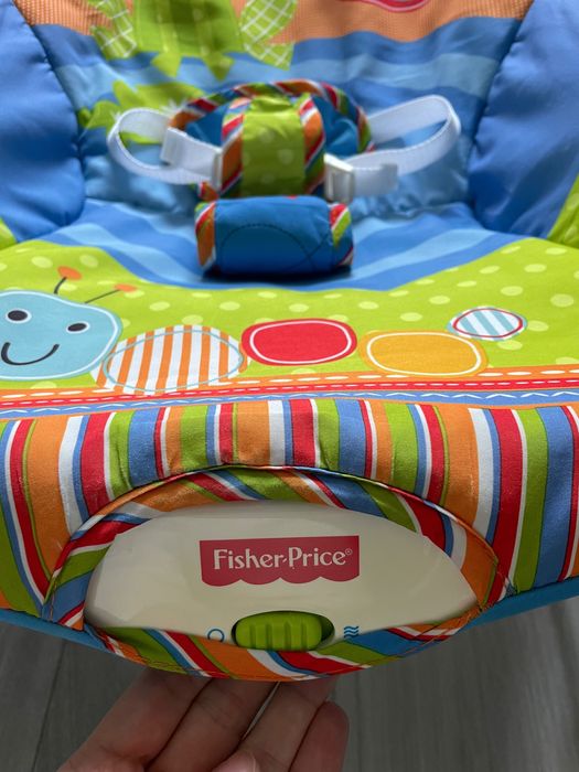 Leżaczek Bujak niemowlęcy Fisher Price z wibracją
