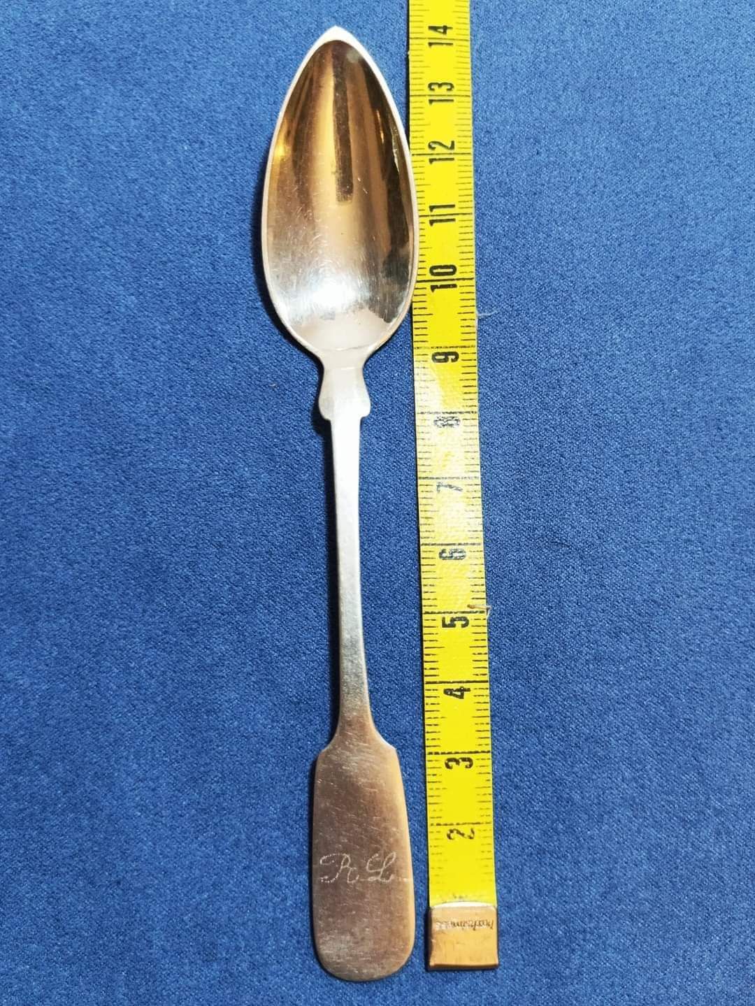Srebrna łyżeczka z 1850r