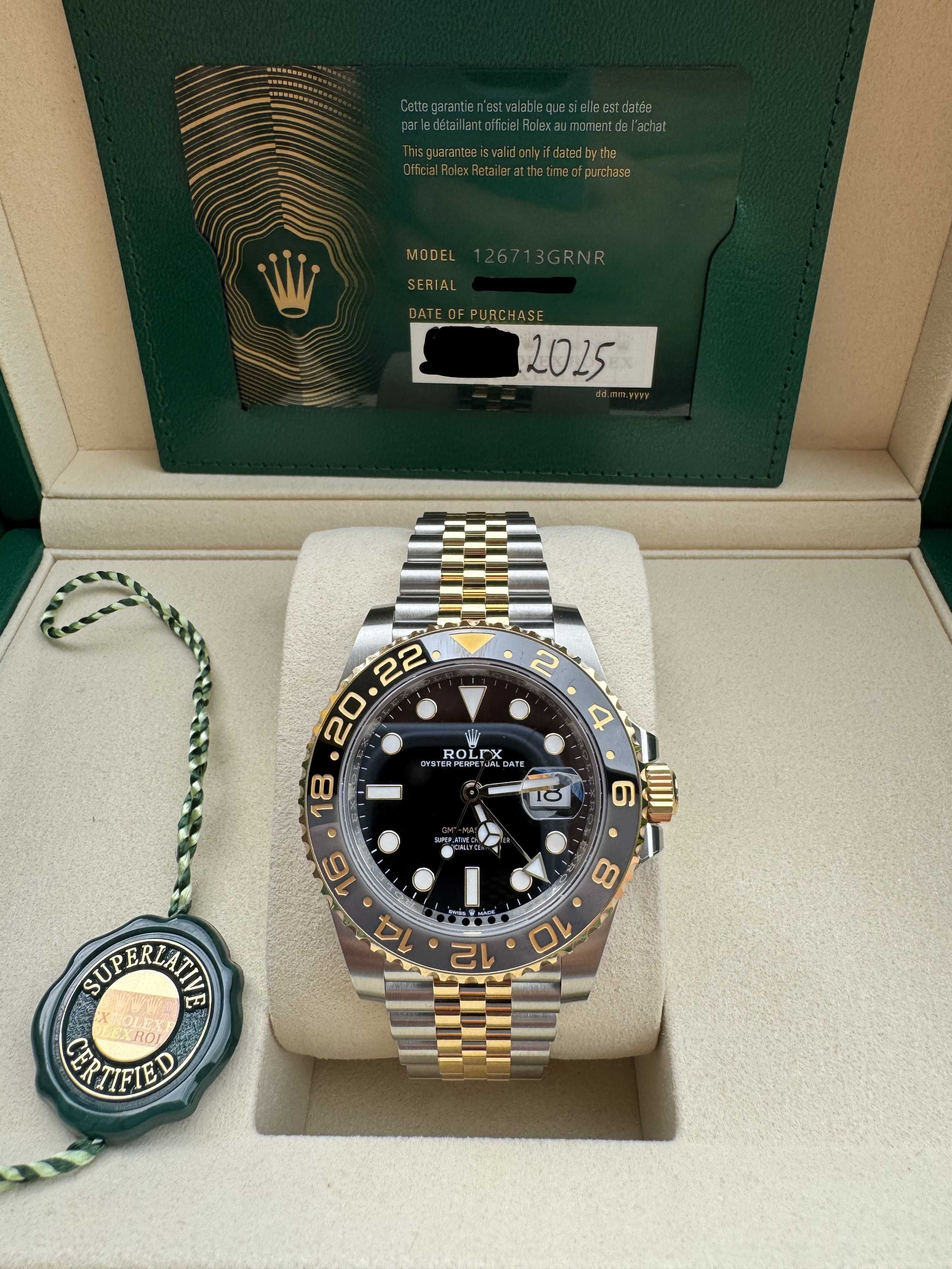 Rolex GMT Master II 126713 GRNR  Nowy 2025r.