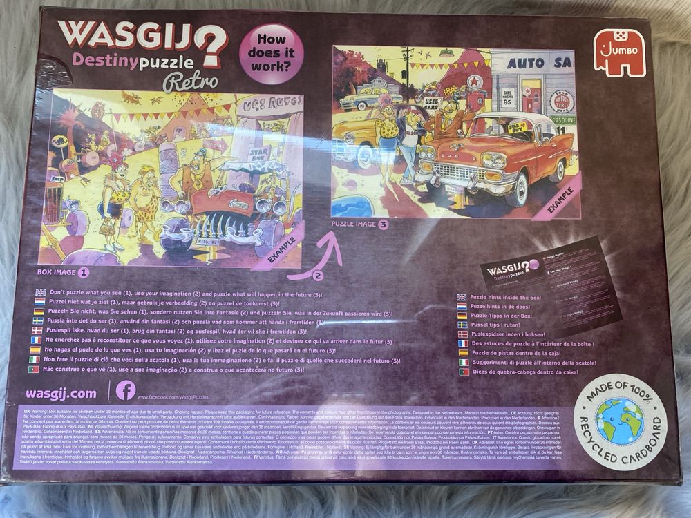 Puzzle Wasgij 4 Retro Jumbo NOWE